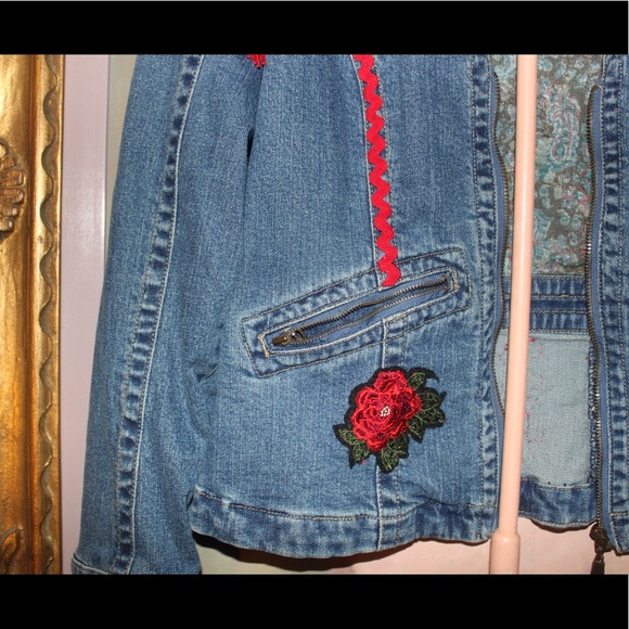 Embroidered Jean Jacket - Picture 7 of 8